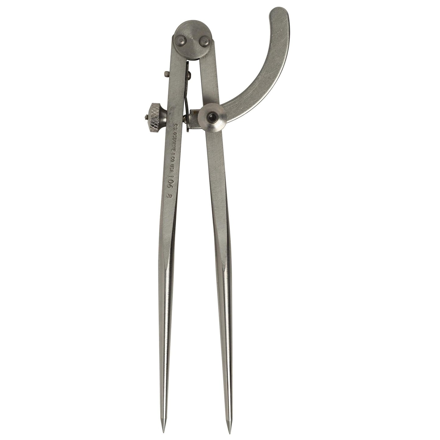 C.S.Osborne 106-8 Wing Divider with Maximum Opening, 6", Carbon Steel