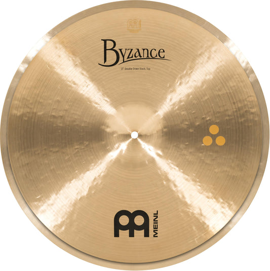 Meinl Cymbals 17"/ 18" Double Down Stack, Matt Halpern Byzance Signature-Artist Concept Series-Made in Turkey, 2-Year Warranty, Traditional/Dark (AC-DOUBLEDOWN)