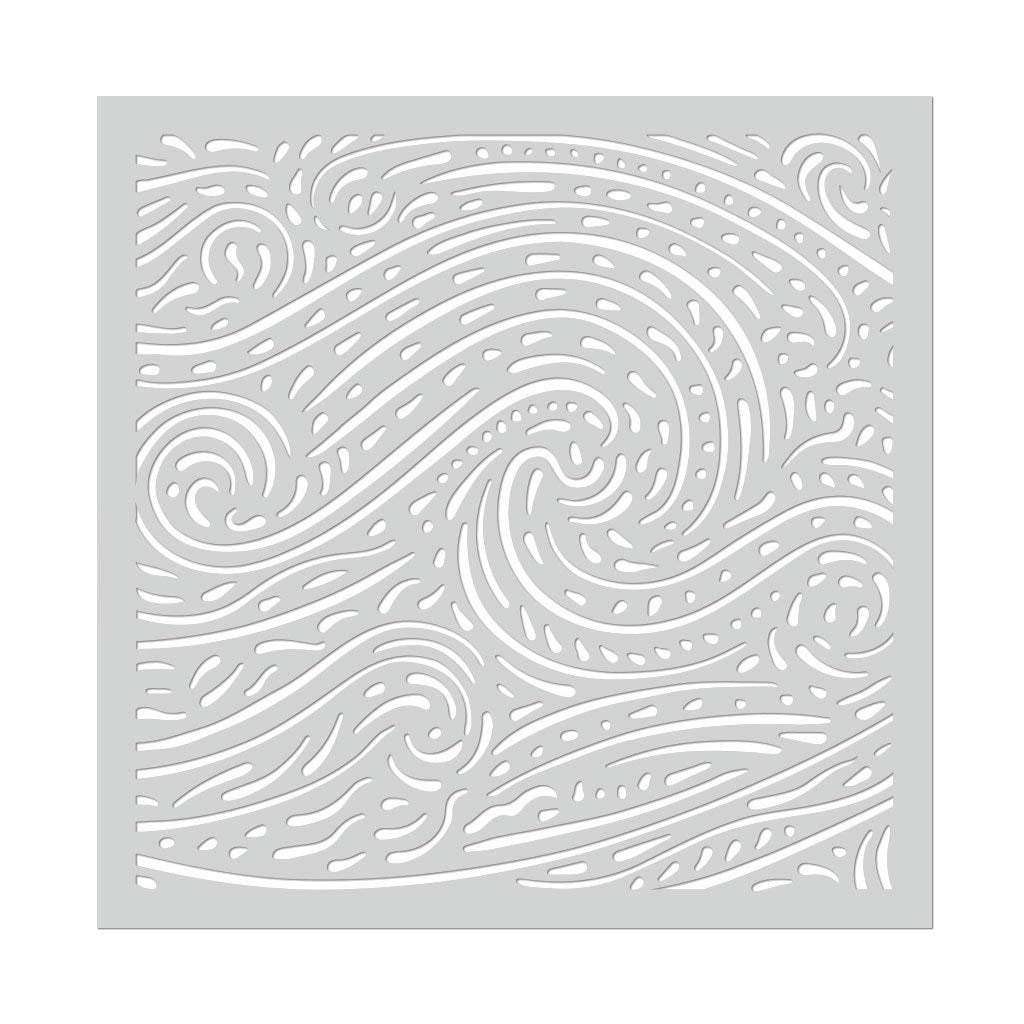 Hero Arts SA126 Stencils, Starry Night Stencil