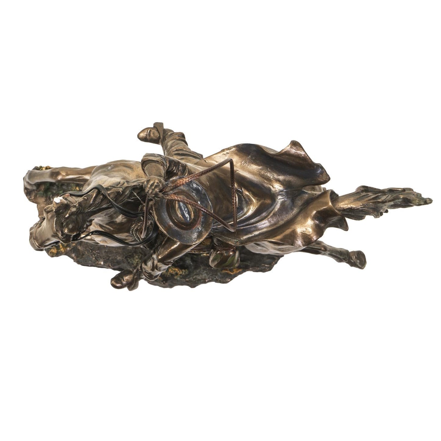 Pacific Giftware Cowboy Lasso Action Statue - 9.5" Tall Wild West Rider Figurine, Rustic Western Decor