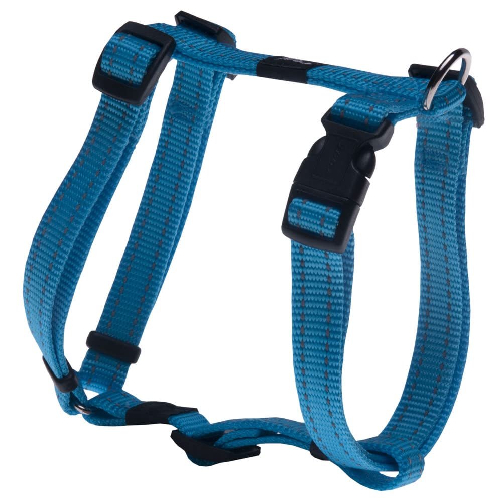 Rogz Utility Large 3/4-Inch Reflective Fanbelt Adjustable Dog H-Harness