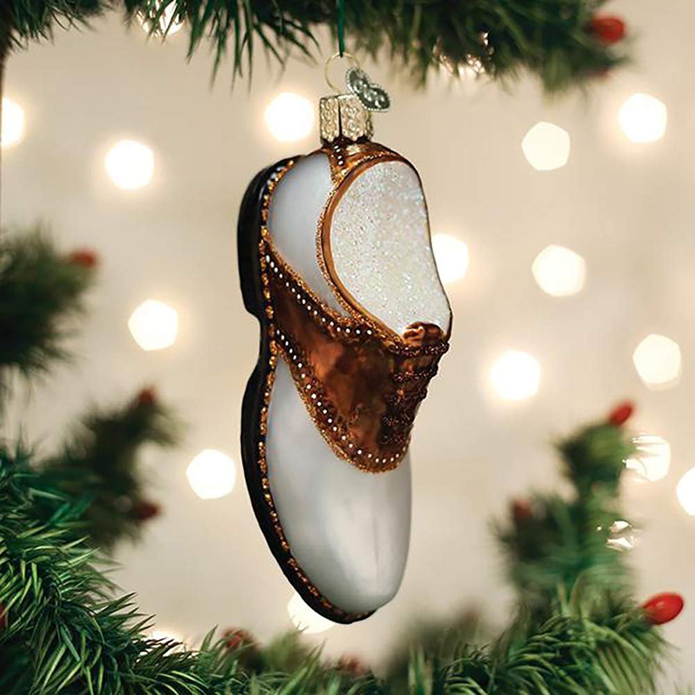 Old World Christmas Ornaments Golf Shoe Glass Blown Ornaments for Christmas Tree