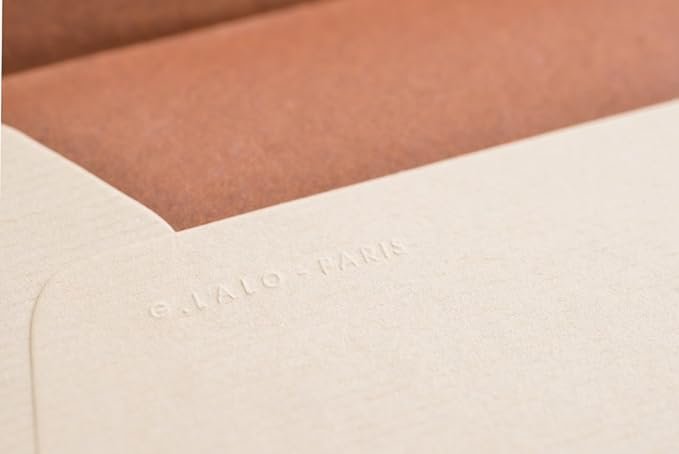G.Lalo Gl46100 Verge de France Envelopes, A4 (DL/Western Chief 6), Tri-Fold Size, White, Pack of 25