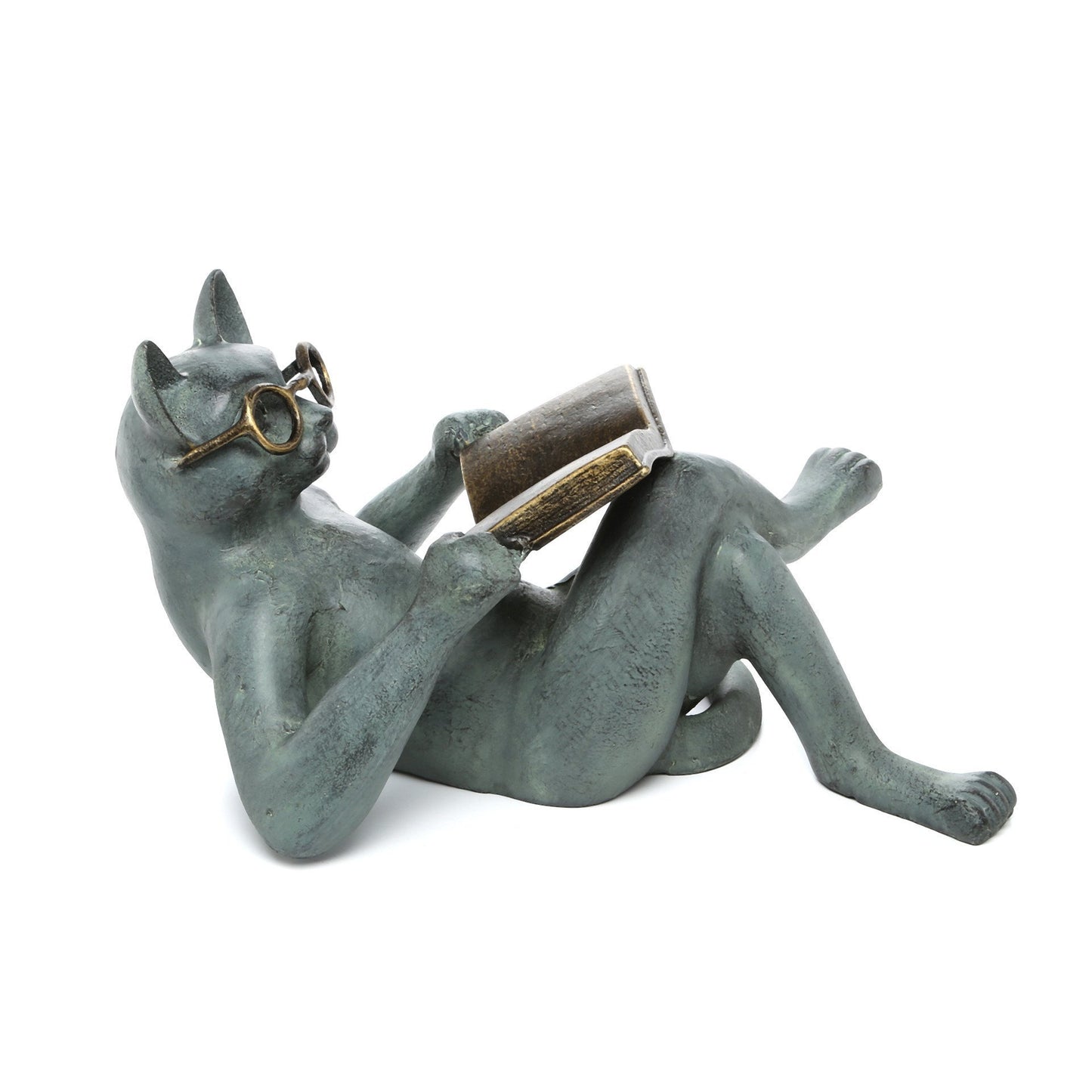 SPI Home 33650 Literary Cat Garden Sculpture