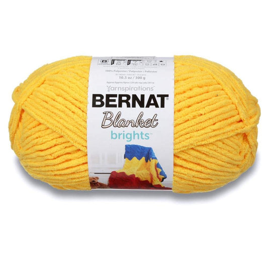 Bernat Blanket Brights Yarn (300g/10.5 oz) School Bus Yellow
