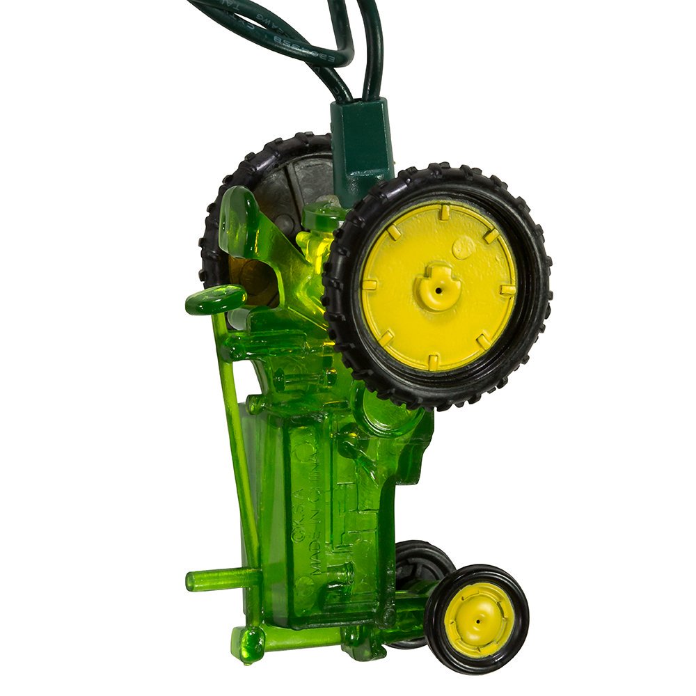 Kurt Adler UL 10 Bulb John Deere Tractor Light Set