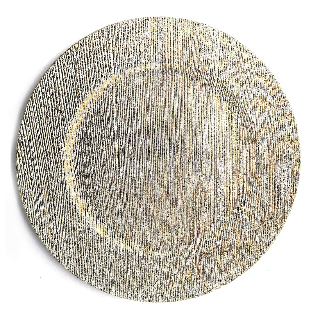 allgala Heavy Quality Round Charger Plates - Elegant Gold Chargers for Dinner Plates