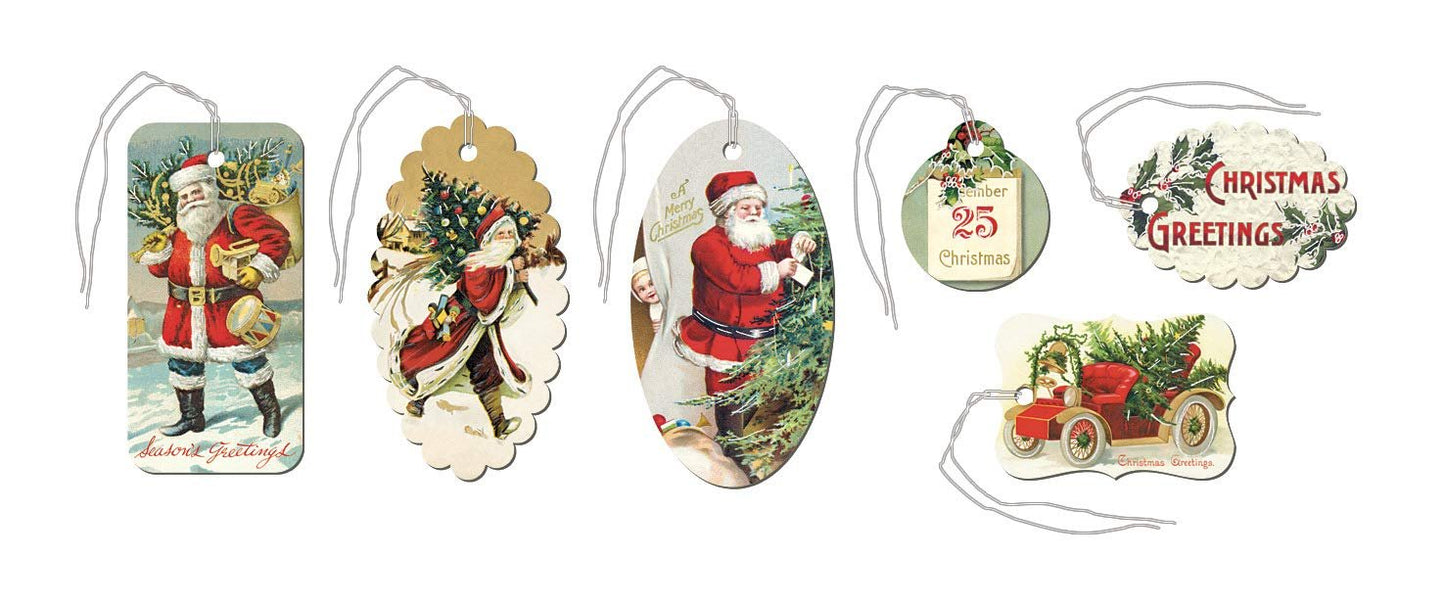 Cavallini & Co. Christmas Cheer Glitter Gift Tag Set