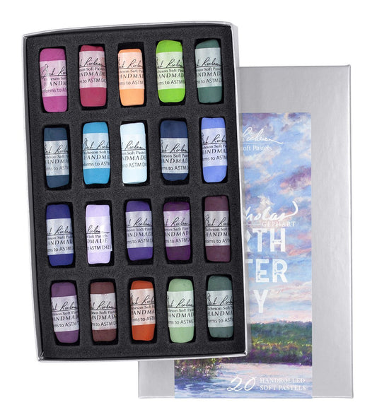 Susan Nicholas Gephart Hand Rolled Pastel Set of 20