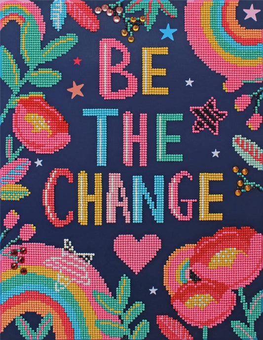 Camelot Dotz Diamond Art Kit 12.6"X16.3" - Be The Change