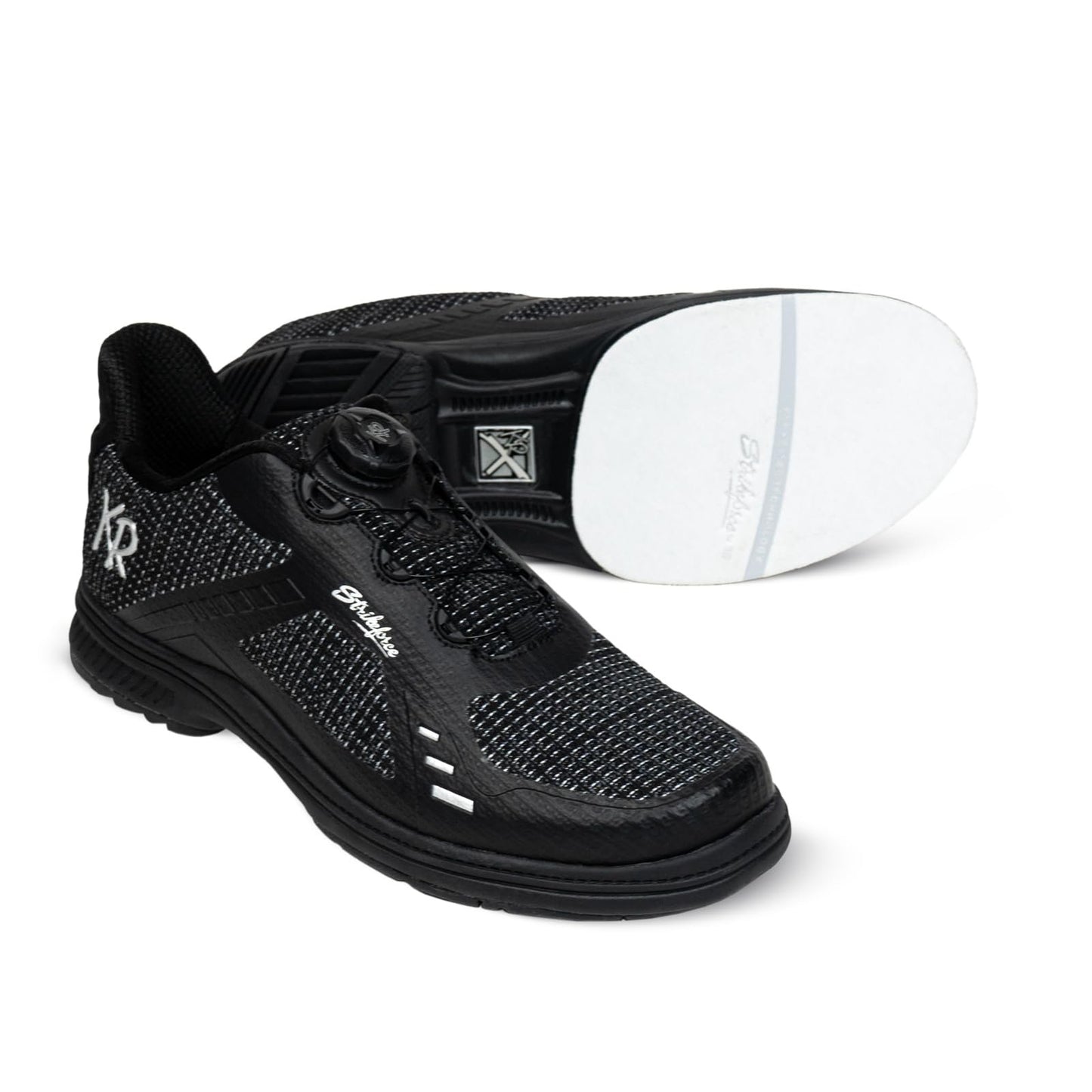 KR Strikeforce Jet FT Right Hand Men's Performance Bowling Shoe with Interchangeable Slide pad and Heel on The Slide Foot only