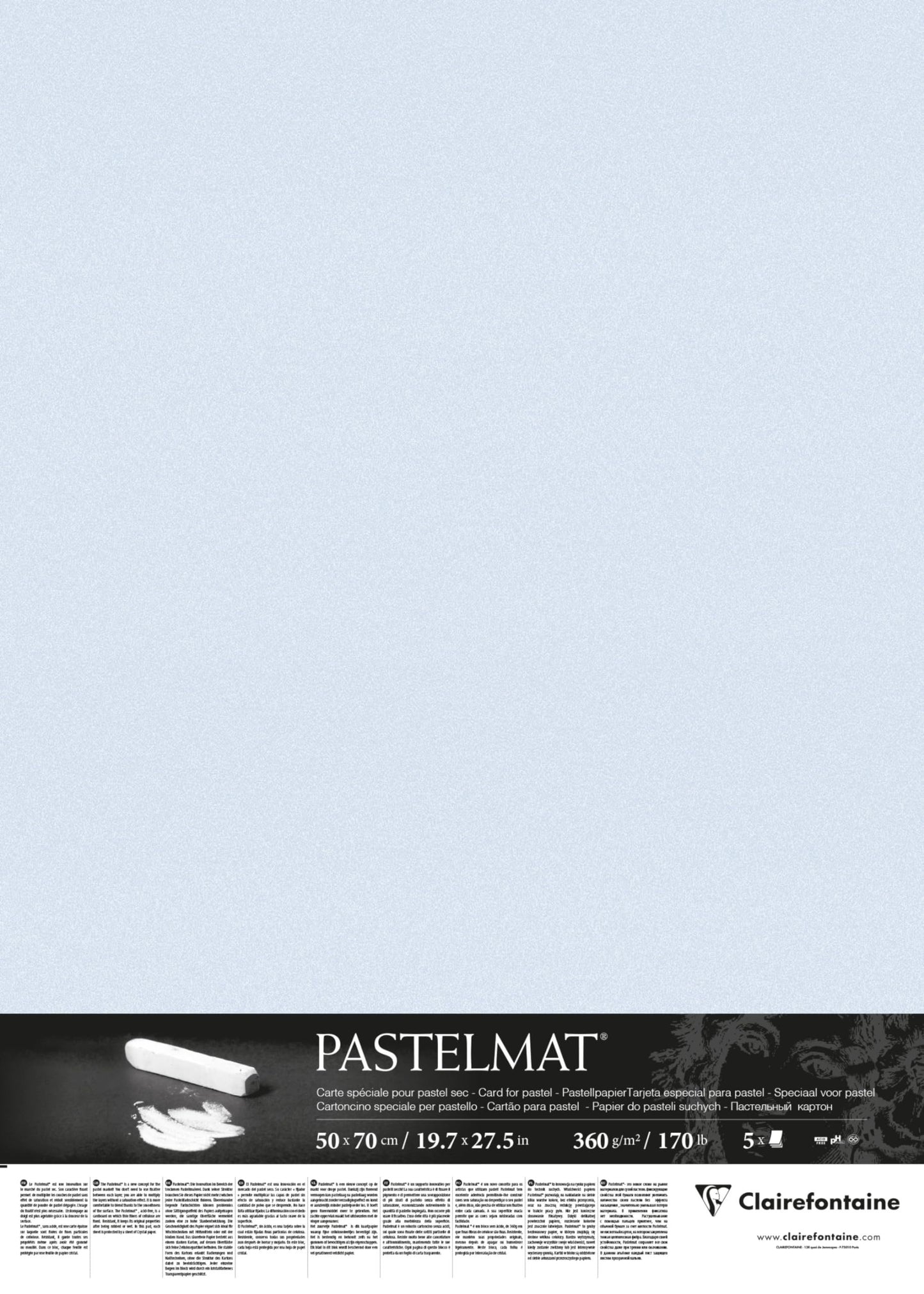 Pastelmat Sheets, 360g, 5 Sheets