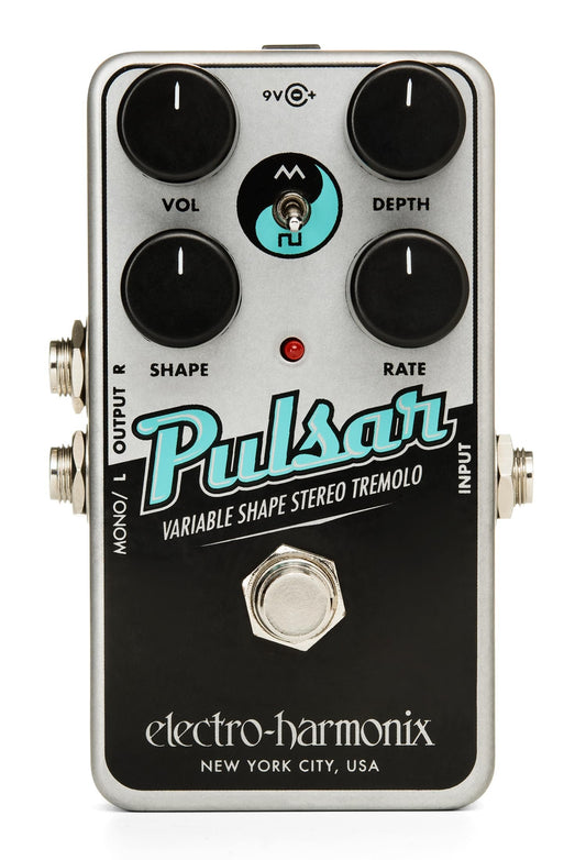 Electro-Harmonix Nano Pulsar Variable Shape Stereo Tremolo Pedal