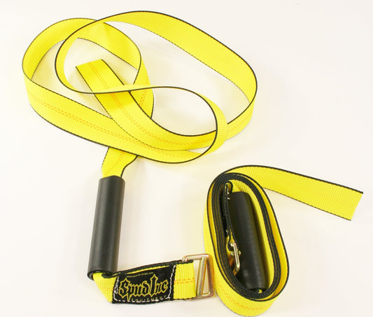 Spud Traveling Farmers Walk Handles - Pair (Yellow, Olympic Plates)