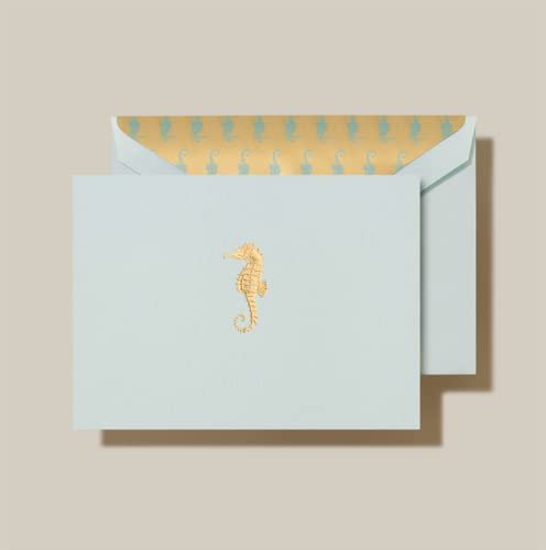 Crane & Co. Seahorse Note