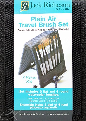 Jack Richeson 713995 Watermedia Pocket Plein Air Brush Set