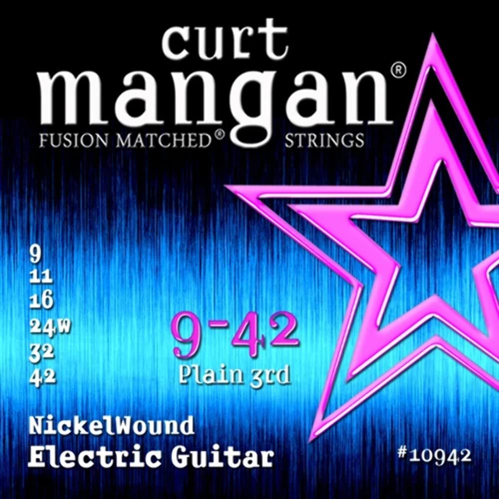 Curt Mangan 9-42 Nickel Wound Electric Guitar Strings