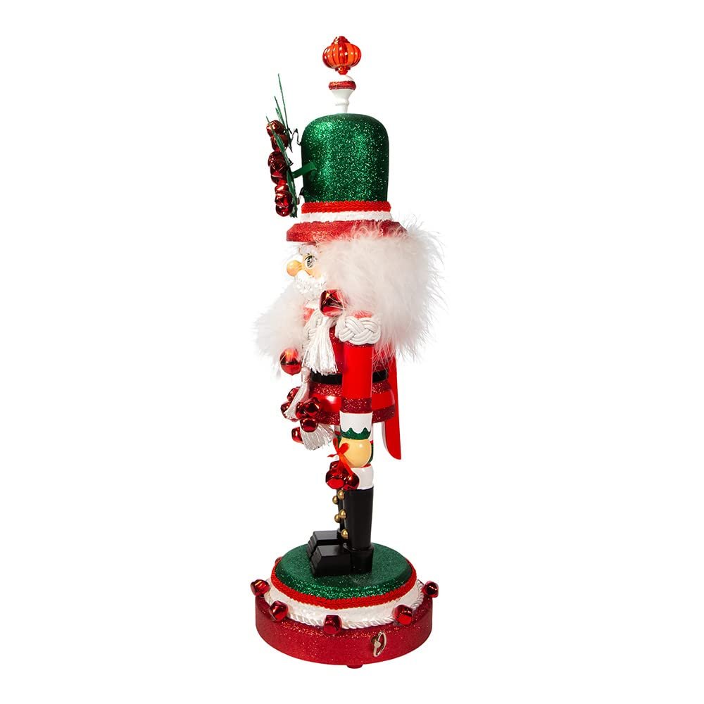 Hollywood Nutcrackers Hollywood Musical Jingle Bells Nutcracker, 17-Inch, Multicolored
