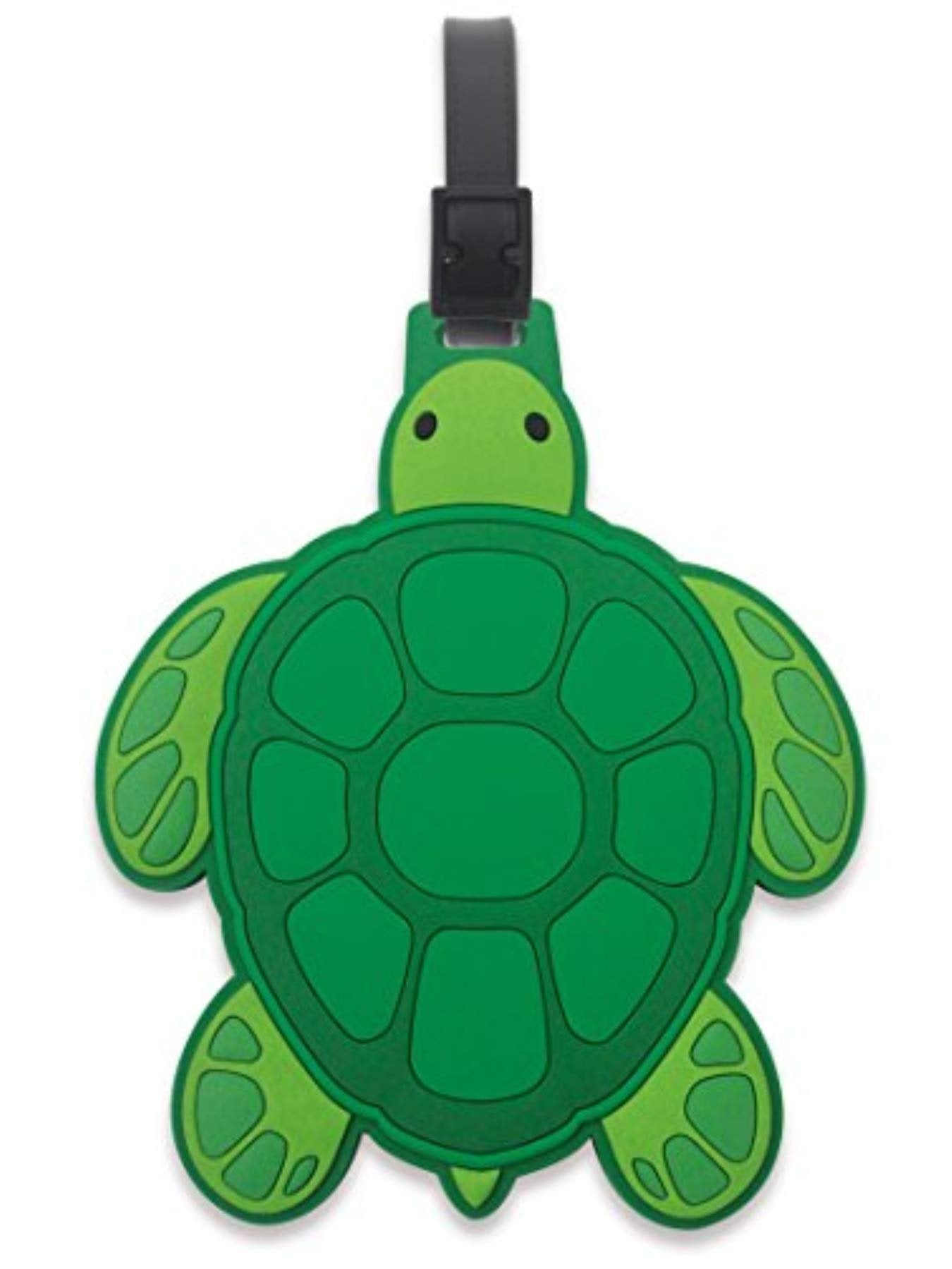 Island Heritage Island-Inspired Luggage Tag - Honu Turtle, 1 Count, Green, 4.25 x 3.5 inches