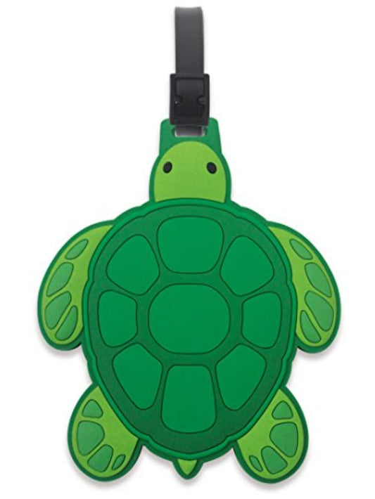 Island Heritage Island-Inspired Luggage Tag - Honu Turtle, 1 Count, Green, 4.25 x 3.5 inches