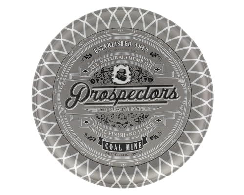 PROSPECTORS Coal Mine Matte Clay Hair Pomade 14 oz Tin Can