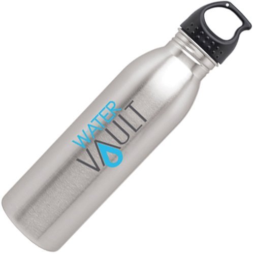 WaterVault Stainless Steel Water Bottle – Lightweight, Bpa-Free Sports Canteen, 24oz