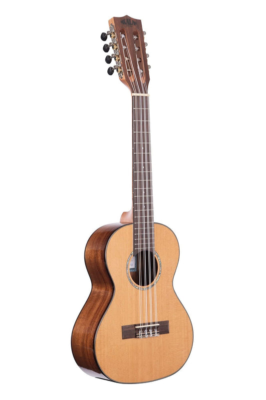 Kala Brand Music Co. Gloss Solid Cedar Top Acacia, 8-String Ukulele, Natural, Tenor (KA-SCAC-T8)