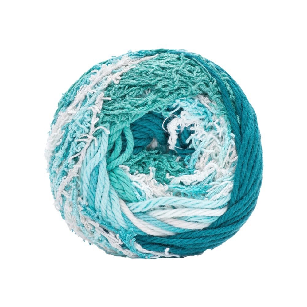 Spinrite Lily Sugar'n Cream Yarn Scrub Off-Deep Turquoise 102090-90029