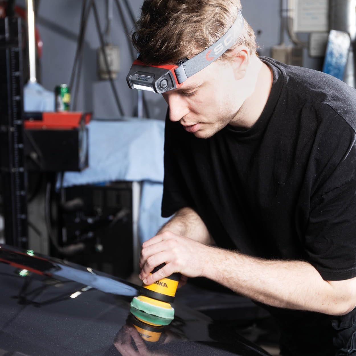 Scangrip I-Match 3, Rechargeable COB LED Headlamp, 250 Lumen, for Detailing and Color Match, 5 Color Temperatures, Waterproof (IP65), Stepless Dimmer 10% to 100%, Long Operating Time