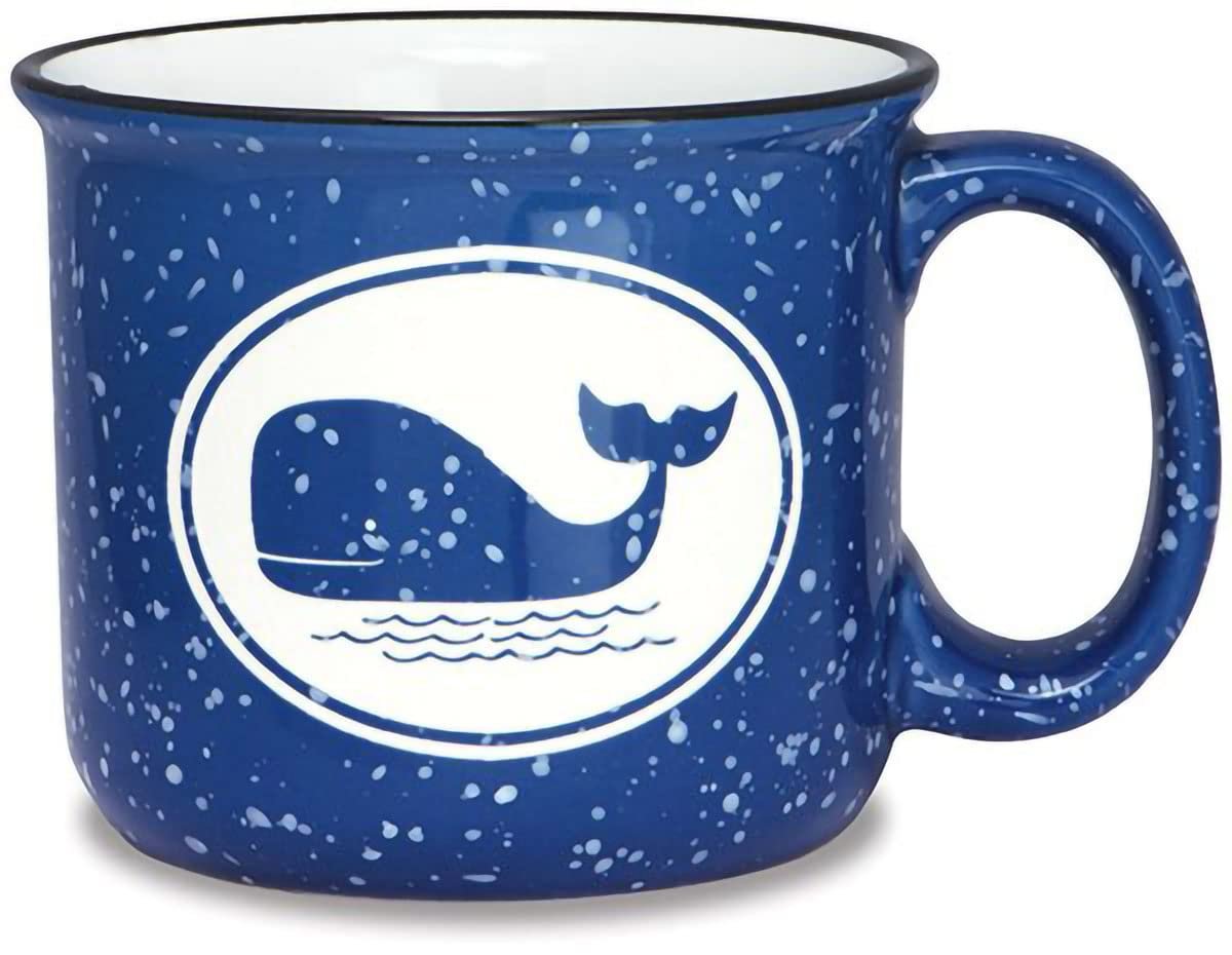 Cape Shore Camp Coffee Tea Mug Cup - Whale Gifts for Birthday Christmas, 15 Oz (733-11)