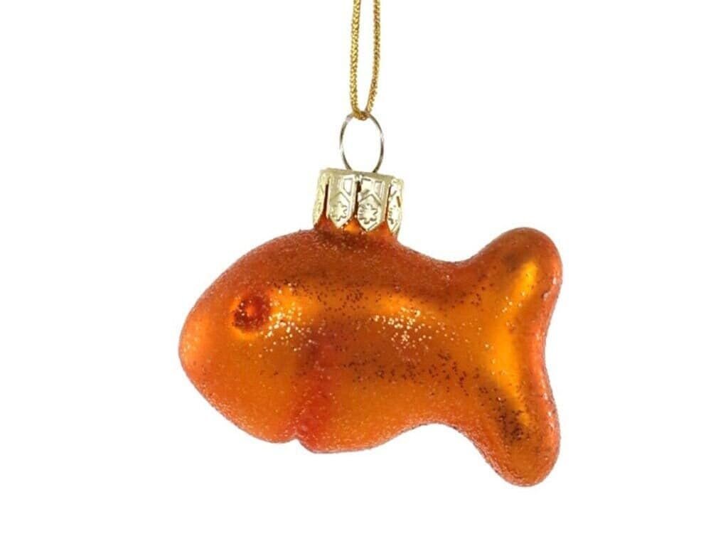 Fish Cracker | Cody Foster Vintage-Inspired Glass Blown Collectible Christmas Ornament