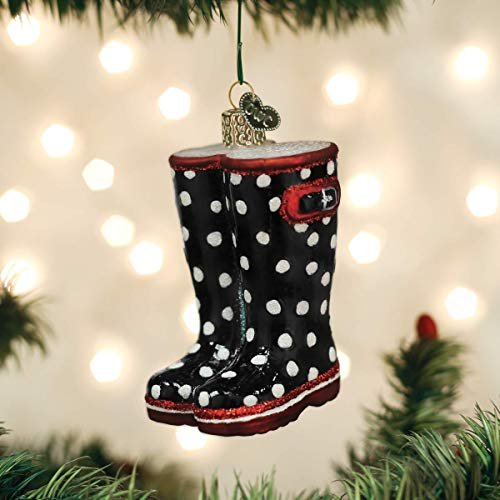 Old World Christmas Rubber Boots Ornament, Multi