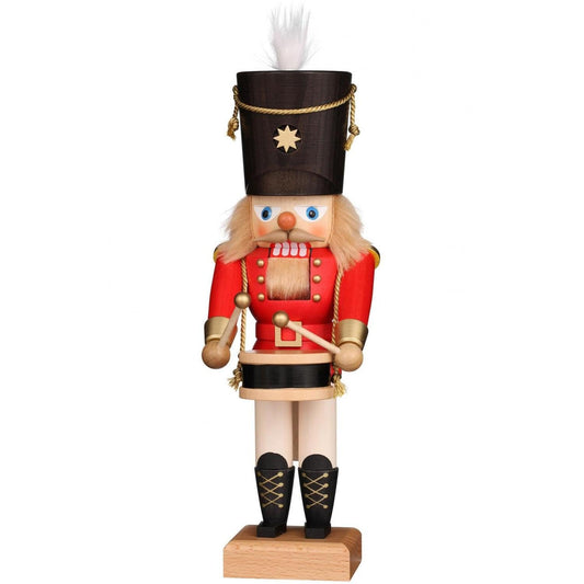 Ulbricht German Christmas Nutcracker Drummer Red - 28,5cm / 11 inch - Christian