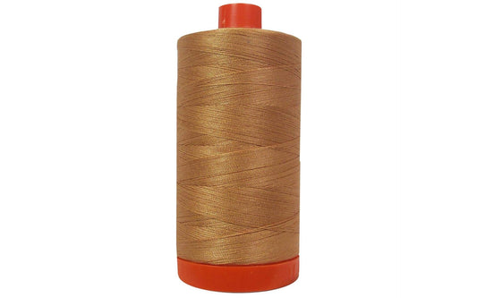 Aurifil Mako Cotton Thread Solid 50wt 1422yds Caramel