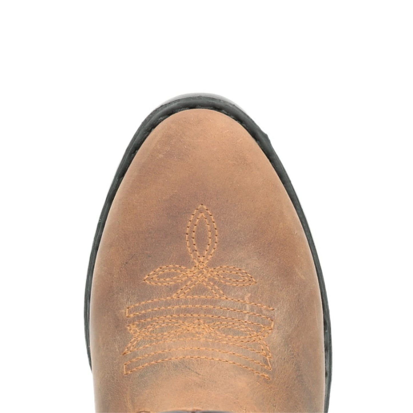 Smoky Children's Kid's Oiled Distress Brown Leather Western Cowboy Boot