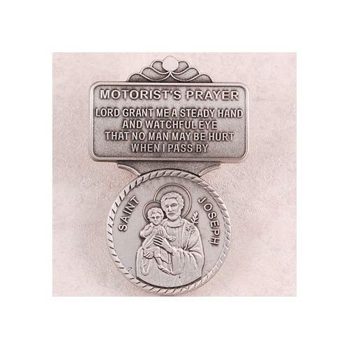 McVan Pewter St. Joseph Visor Clip