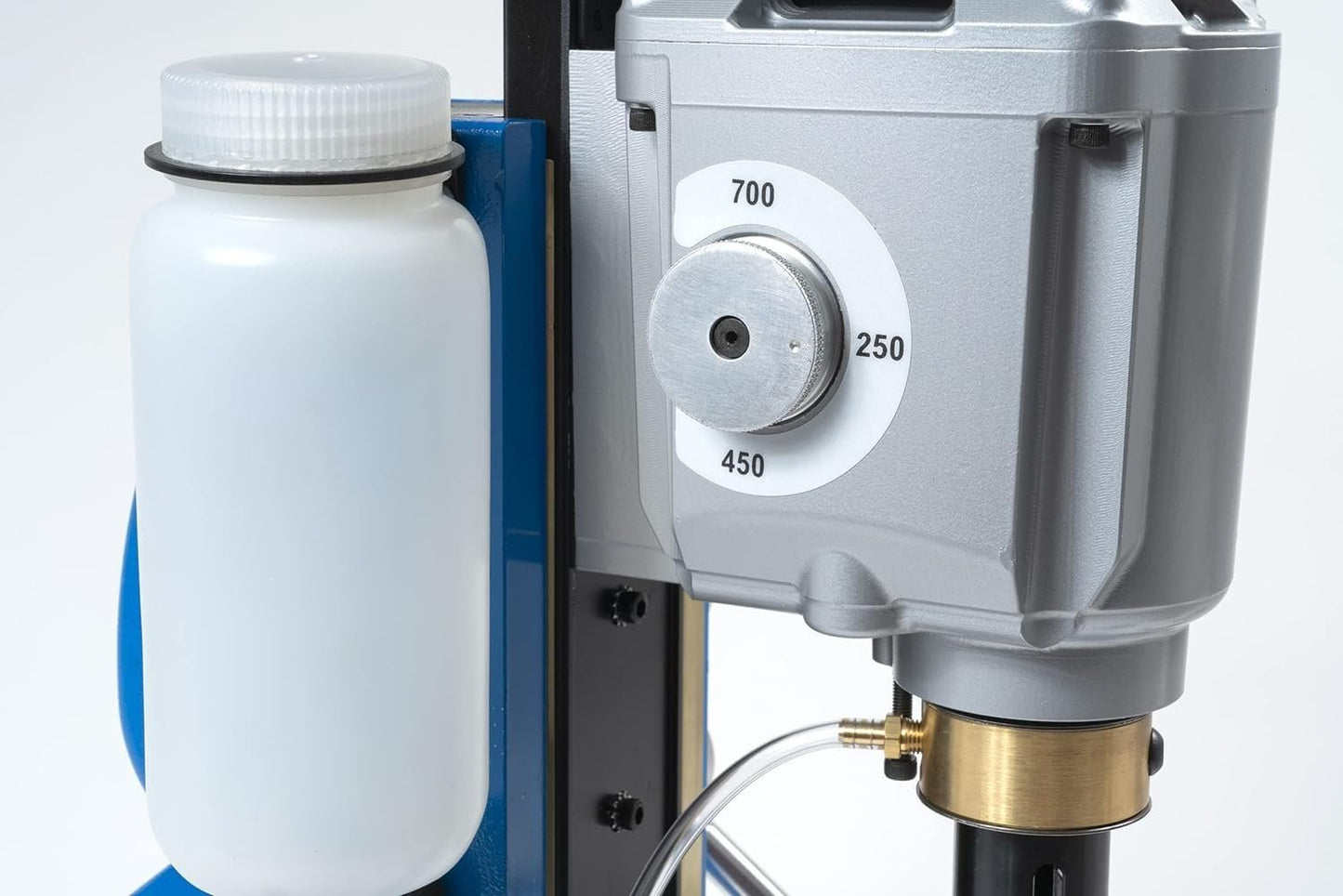 Hougen HMD920 115-Volt Magnetic Drill 3 Speed/Coolant Bottle Plus 1/2" Drill Chuck Adapter Plus 12002 Rotabroach Cutter Kit Replacement of The HMD917