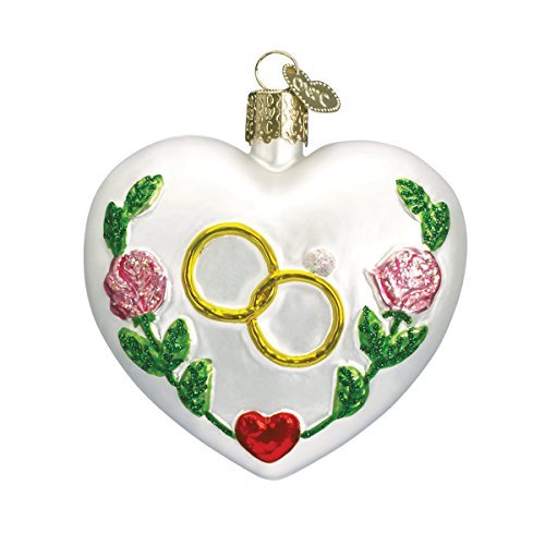 Old World Christmas Ornaments: Bride and Groom Gifts Glass Blown Ornaments for Christmas Tree