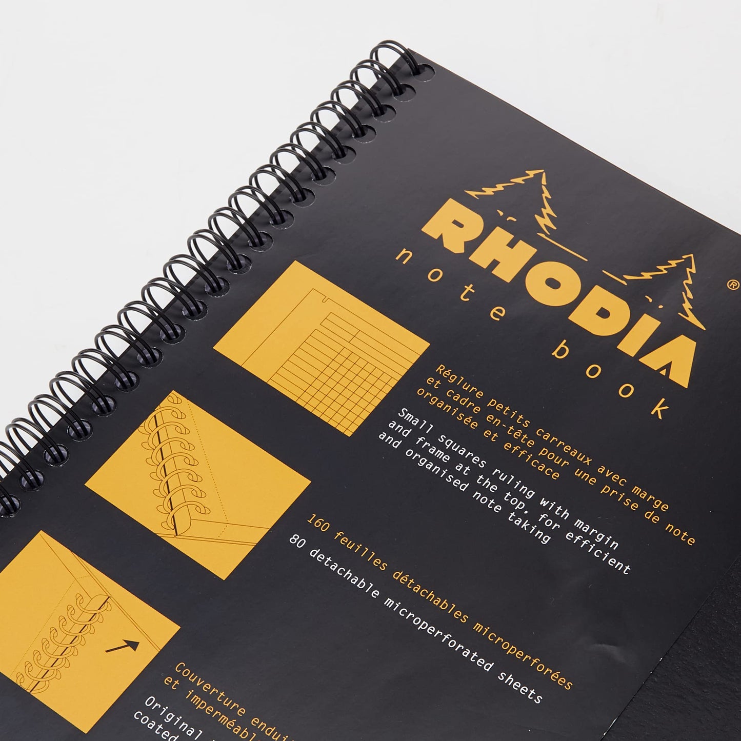 Rhodia Wirebound Notebook, 5/5 Ruling