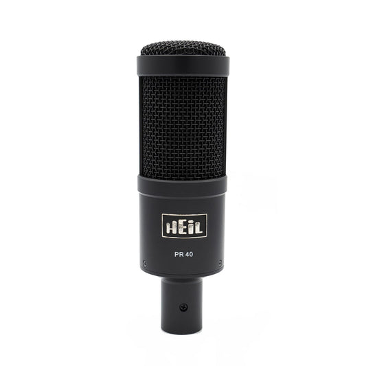 Heil PR 40 Dynamic Microphone for Streaming, Podcast, Recording, and Broadcast, XLR Microphone for Live Music, Wide Frequency Response, Smooth Sound, Superior Rear Noise Rejection, Durable