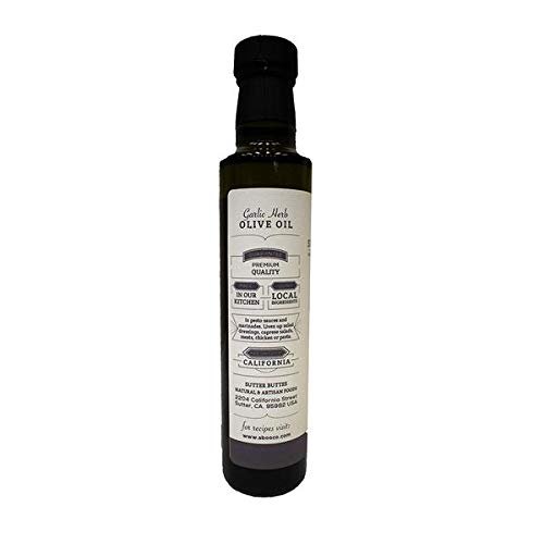 SUTTER BUTTES GARLIC HERB INFUSED OLIVE OIL 8.5 FL. OZ.