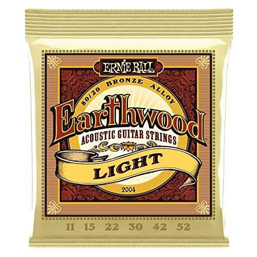12 Sets Bulk Ernie Ball Earthwood 80/20 Bronze Light Gauge Acoustic Guitar Strings 2004