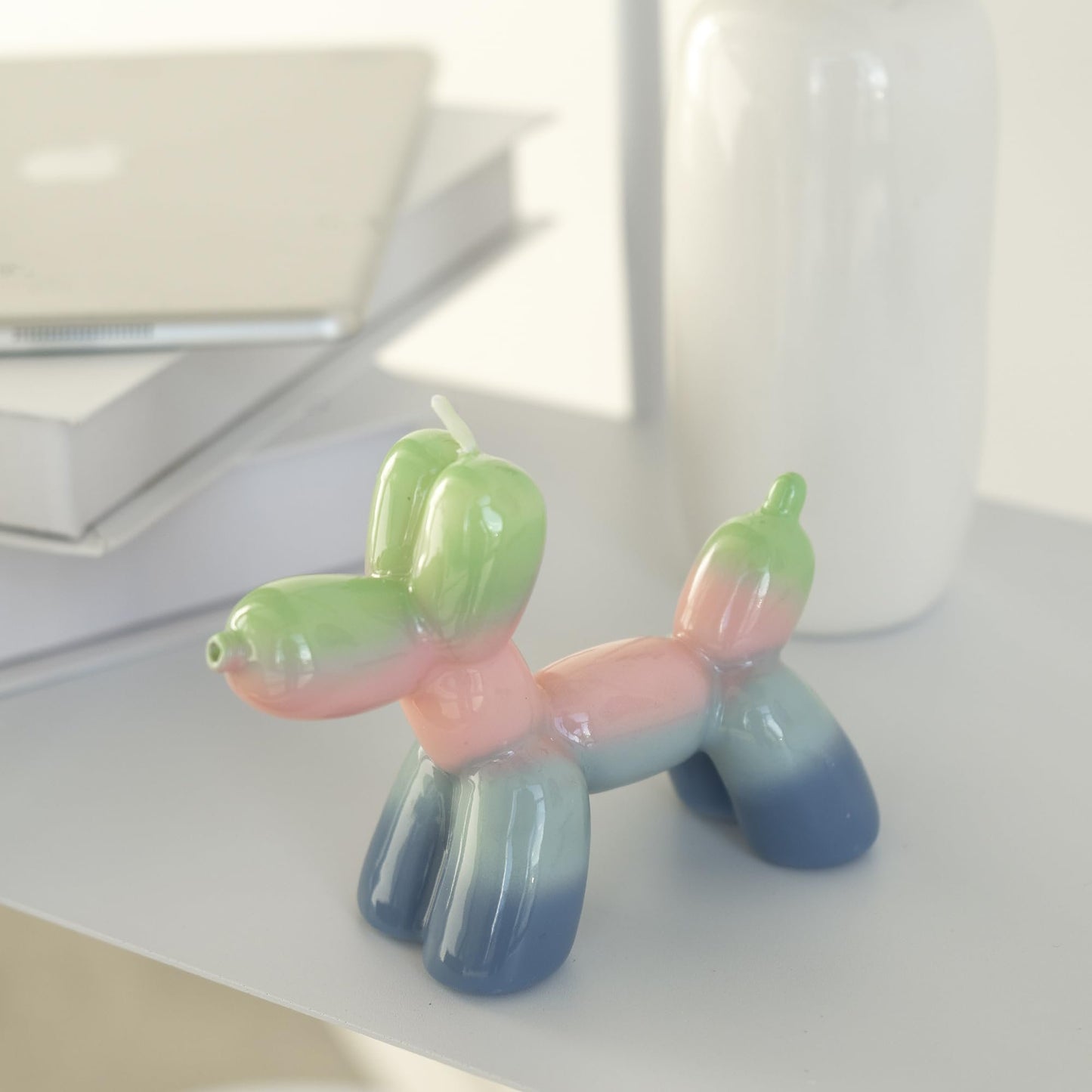 Sunrise Balloon Dog Candle – Decorative Balloon Dog-Shaped Candle for Home Décor & Parties