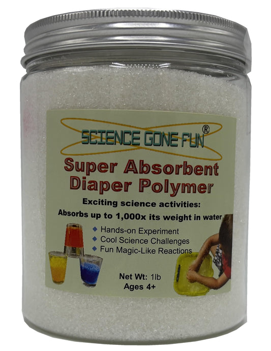 1 Pound Sodium Polyacrylate Super Absorbent Diaper Polymer Science Educational Innovations Item