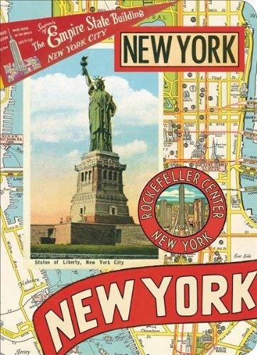 Cavallini Mini Notebooks New York 4 x 5, 3 Mini Notebooks