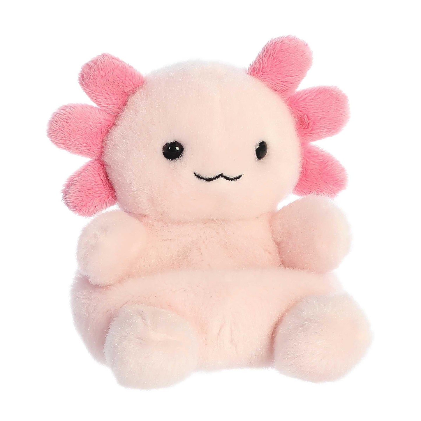 Aurora® Adorable Palm Pals™ Ax Axolotl™ Stuffed Animal - Fun Collectible Plush for Kids and Adult Collectors - Perfect for Decorating Rooms and Birthday Gifts - Pink 5 Inches