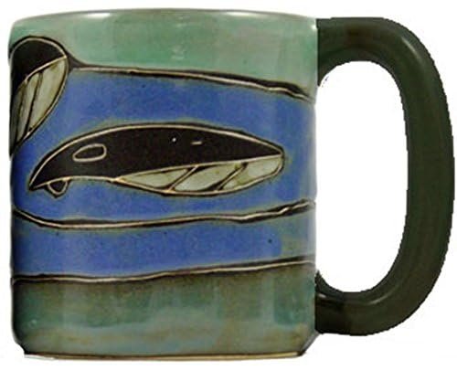 Mara Stoneware Mug - Whales - 16 oz