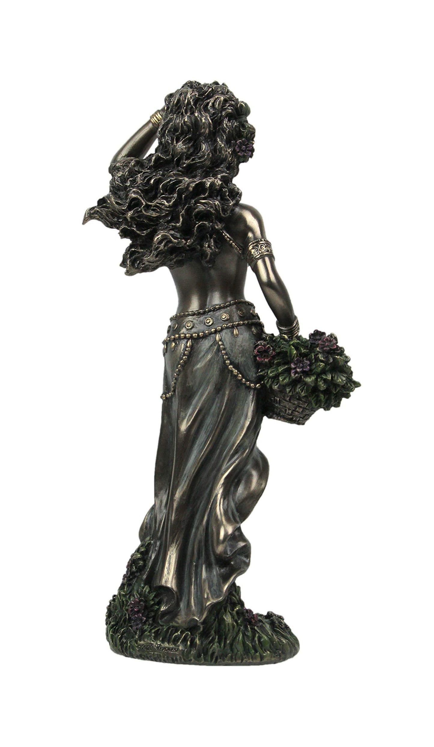 Veronese Design 8 5/8" Aja Santeria Orisha of Forest and Herbs Cold Cast Resin Bronze Finish Statue