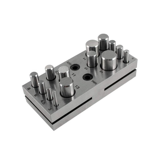 Disc Cutter 14 Round Punches - for Jewelry Making - SFC Tools - 25-154