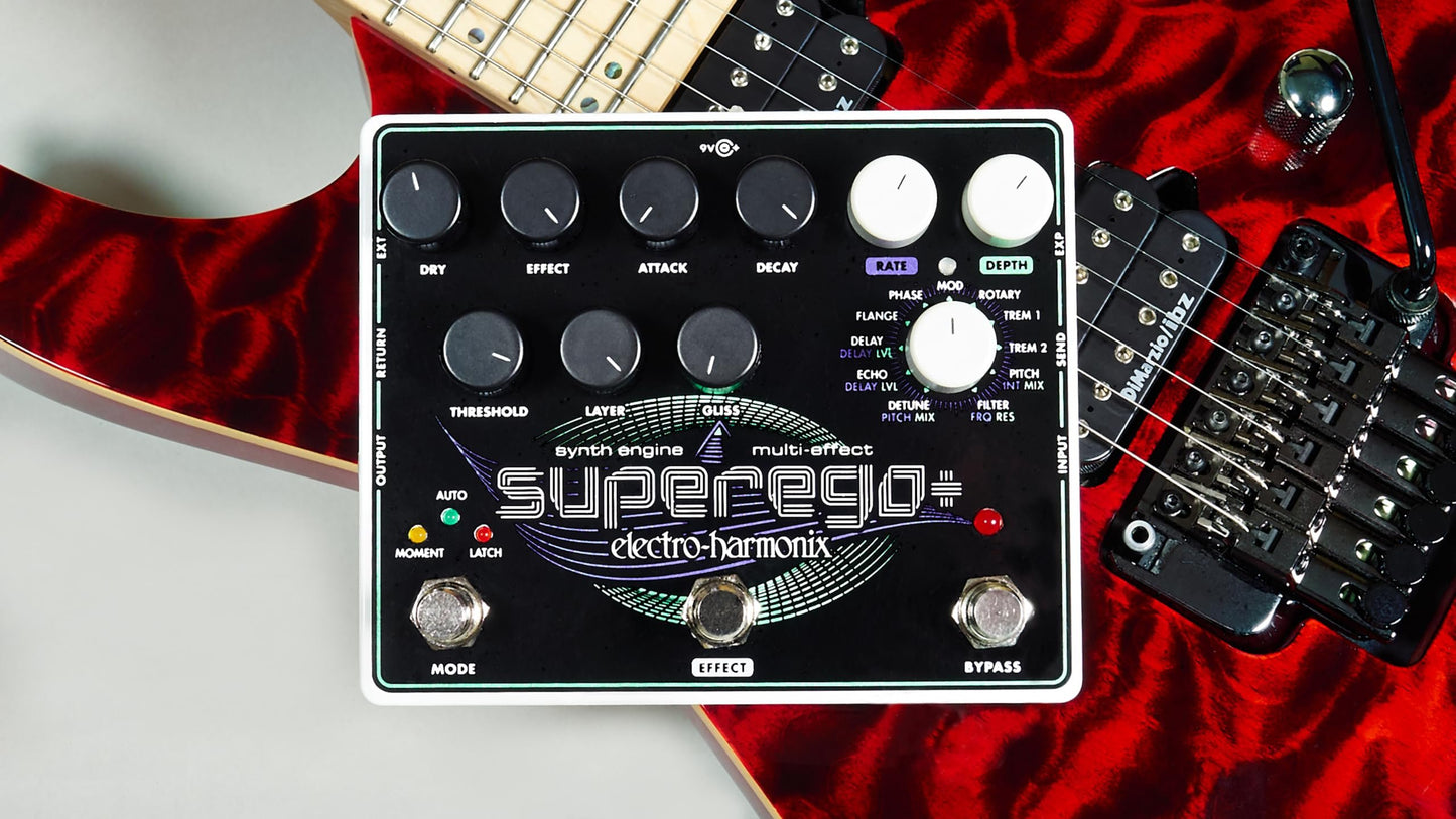 Electro-Harmonix Superego+ Synth Engine/Multi-Effects Pedal